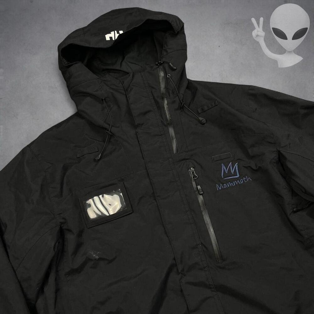 Helly Hansen Mammoth Insulated Ski Jacket XL Black Waterproof Winter - Picture 2 of 8